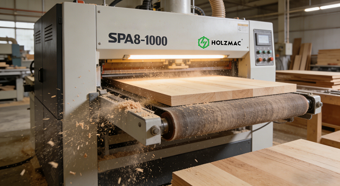 SPA8 - 1000: Elevate Woodworking with High - Precision Wide Belt Sanding & Polishing